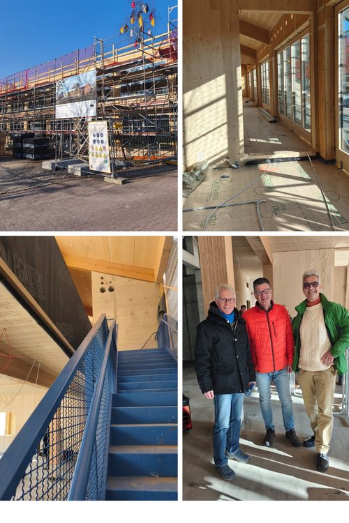 Collage vom Richtfest