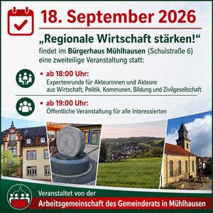 Ankündigung Veranstaltung 18.09.2026