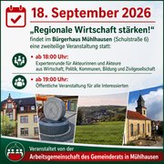 Ankündigung Veranstaltung 18.09.2026